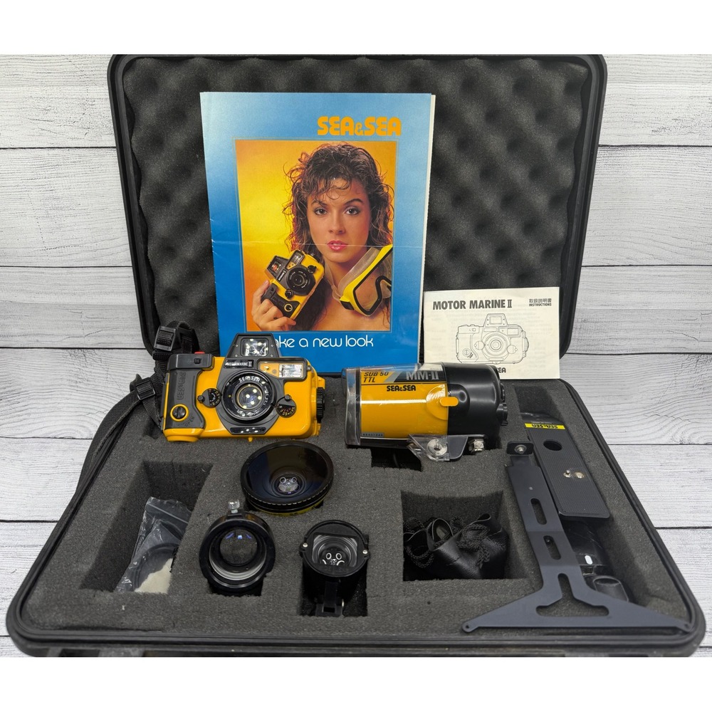 Sea & Sea Motor Marine‎ II Underwater Camera Sub 40 TTL Pelican Case